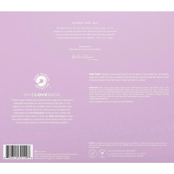 RAW SUGAR - NWT Raw Refresh "Not-So-Dry" Shampoo Gift Set (1-4 oz + 1-1 oz) - Picture 3 of 10